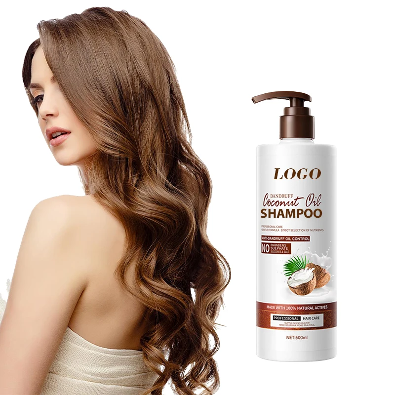 Custom wholesale organic keratin oil nourishes natural coconut oil hair shampoo