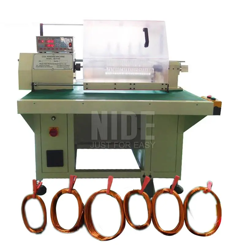 semi auto cnc stator coil making winder  electric motor coil winding machine with 4 winding heads
