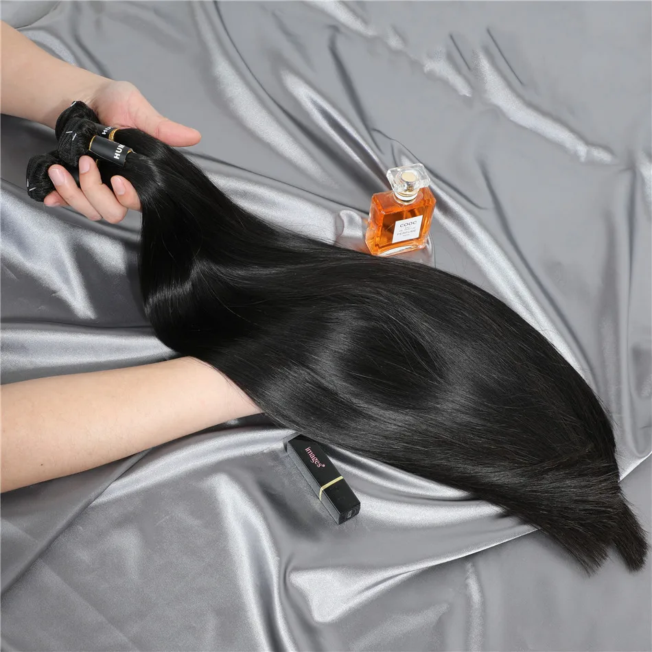 ELI Peruvian Human Hair Bundles With Closure,Bundles Raw 100 Peruvian Straight Hair,10A Grade Peruvian Virgin Human Hair