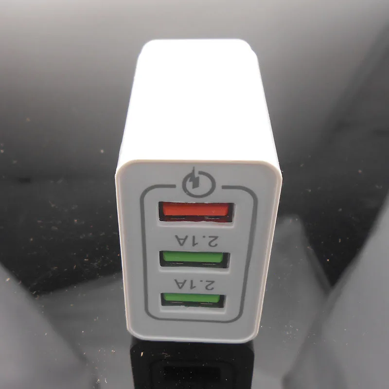 Быстрое зарядное устройство с 3 портами QC 3,0 12 В А, быстрое зарядное устройство QC3.0, настенный USB-адаптер для портативного зарядного устройства, мобильного телефона