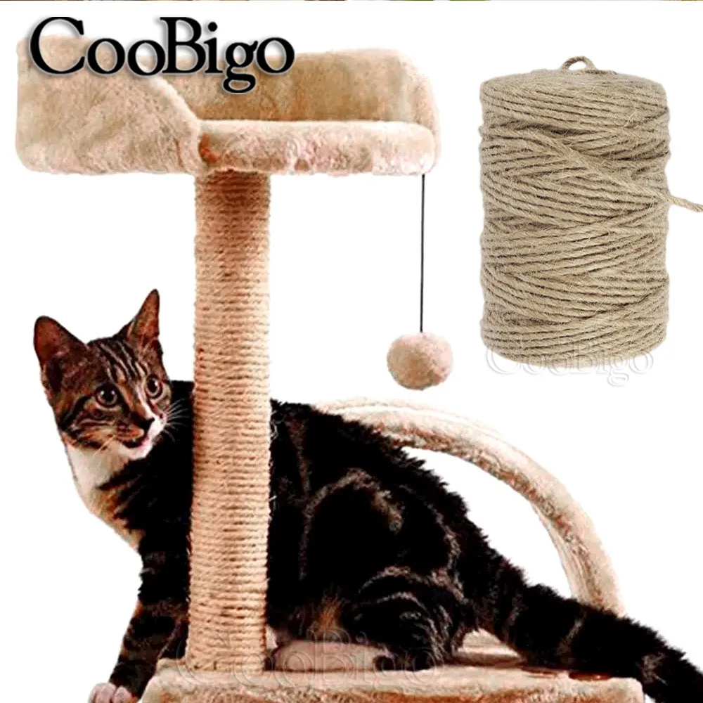 400 м веревки из натурального джута пеньки скрученный шнур из керамического волокна макраме строка цветочным принтом в стиле «сделай сам корзина домашнее животное шведская стенка подвесной светильник для домашнего декора