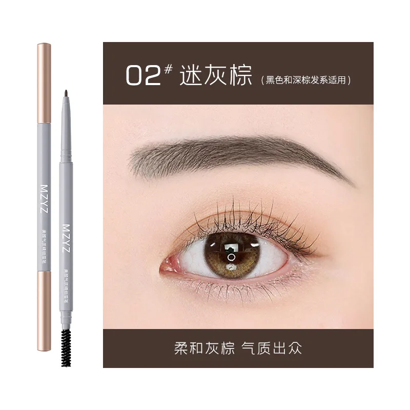 High Quality Slim Eyebrow Pencil Long-Lasting Automatic Waterproof Eyebrow Kit Private Label Makeup for Eyes