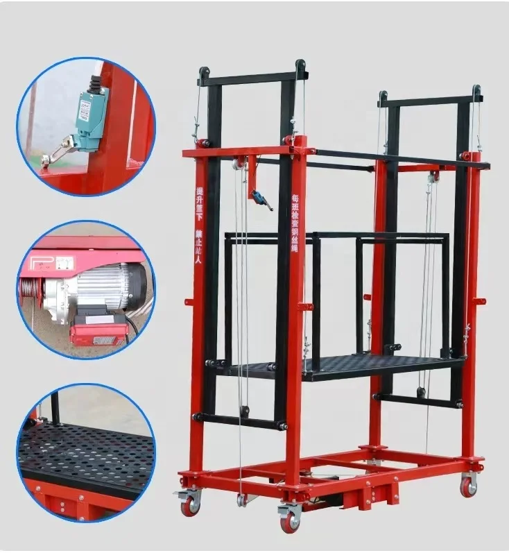 safe and stable elevator working platform electric scaffold lift 10m scaffolding for construction