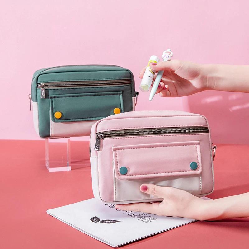 Large Capacity Kids Pencil Case Kawaii Pencilcase School Colored Pen Case Supplies Sublimation Pencils Pouch Stationery for Girl