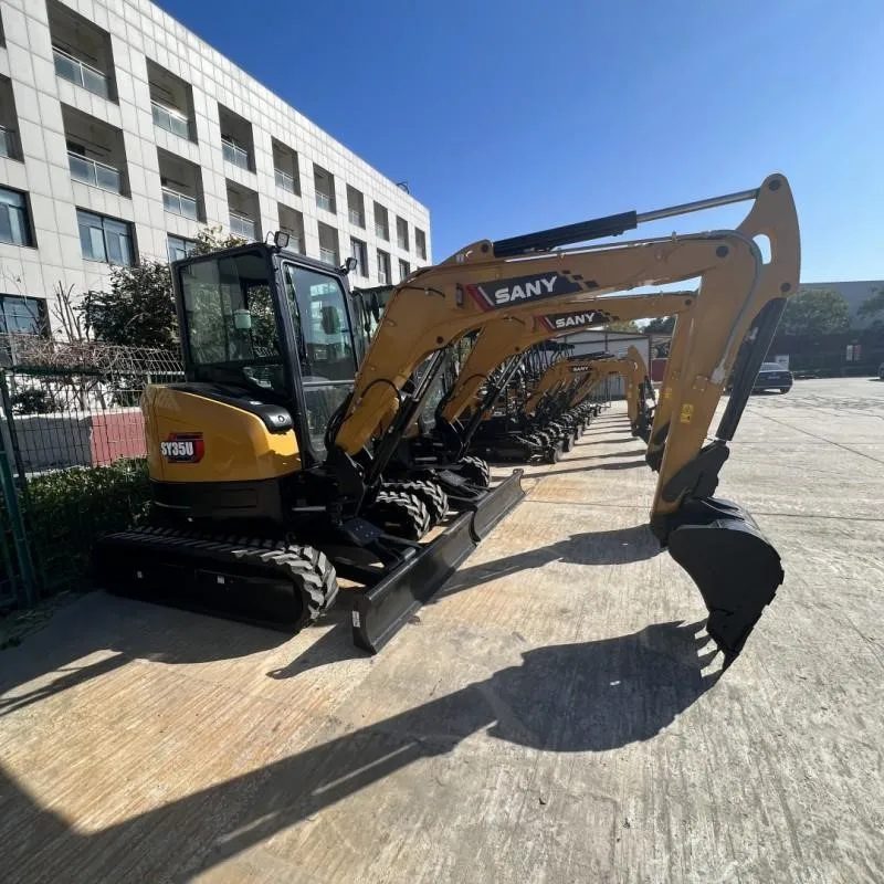 EPA Sany 35 U New Mini Excavator 3.5 Ton Sany Digger With Kubota Engine