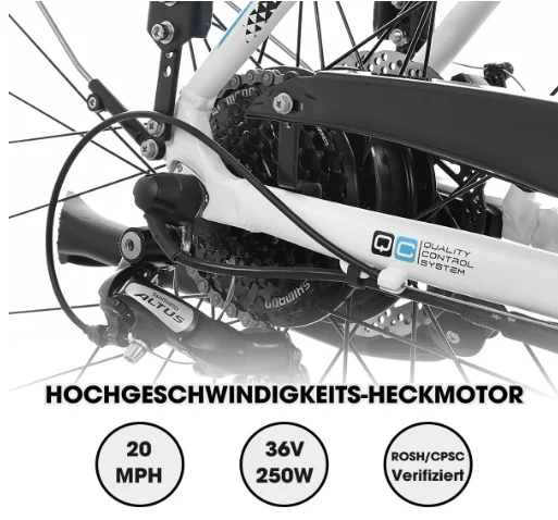 JOYKIE HILAND 28 inch 36V 250W electric city bike with disc brake