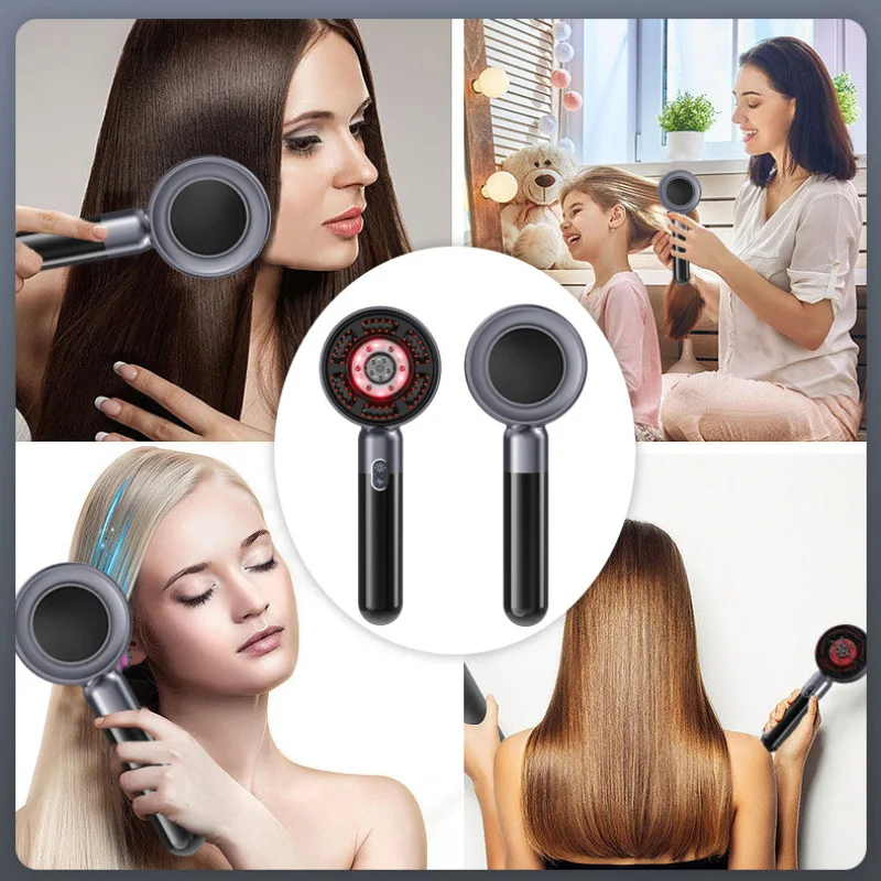 Trend Product 2024 Anti Hair Loss Scalp Massaging Brush red light therapy Electric EMS Hair Growth Comb
