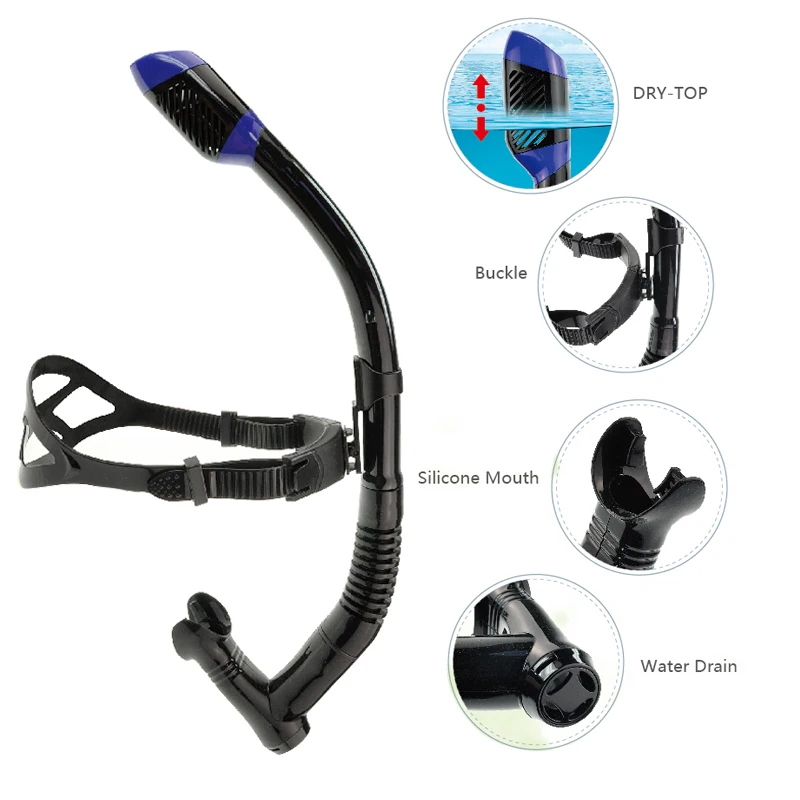 Swimming Products Innovation Scuba Diver Equipment Dry Diving Snorkel Breathing Tube For Snorkeling