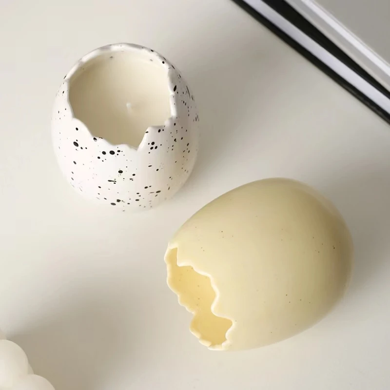 Egg Shape Ceramic Candle Jars
