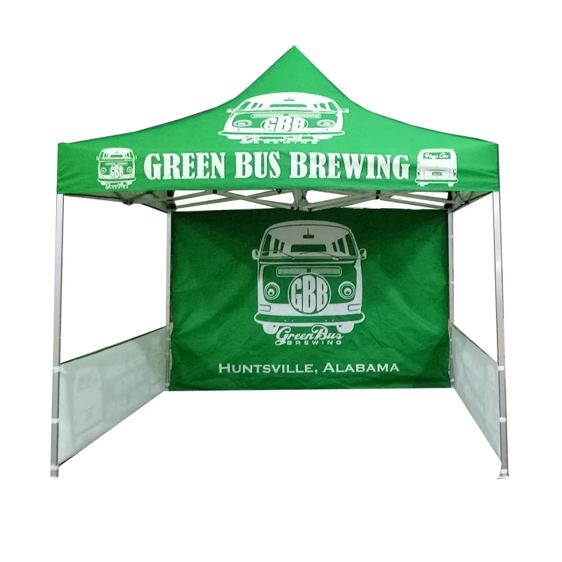 Waterproof 10*10ft aluminum folding pop up outdoor custom canopy tent for events