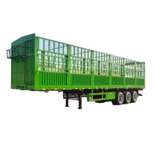 3 Axles 60 Ton Fence Semi Trailer
