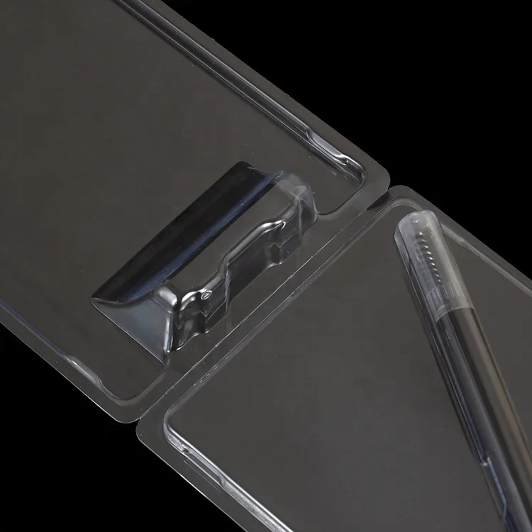 New clear plastic package customized custom design  PET double blister packaging