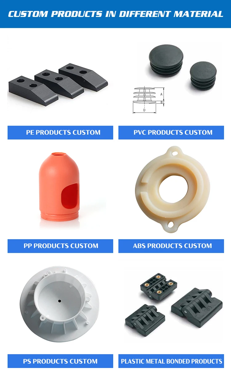 Изготовленные на заказ пластиковые изделия от производителя высококачественные черные пластиковые изделия
