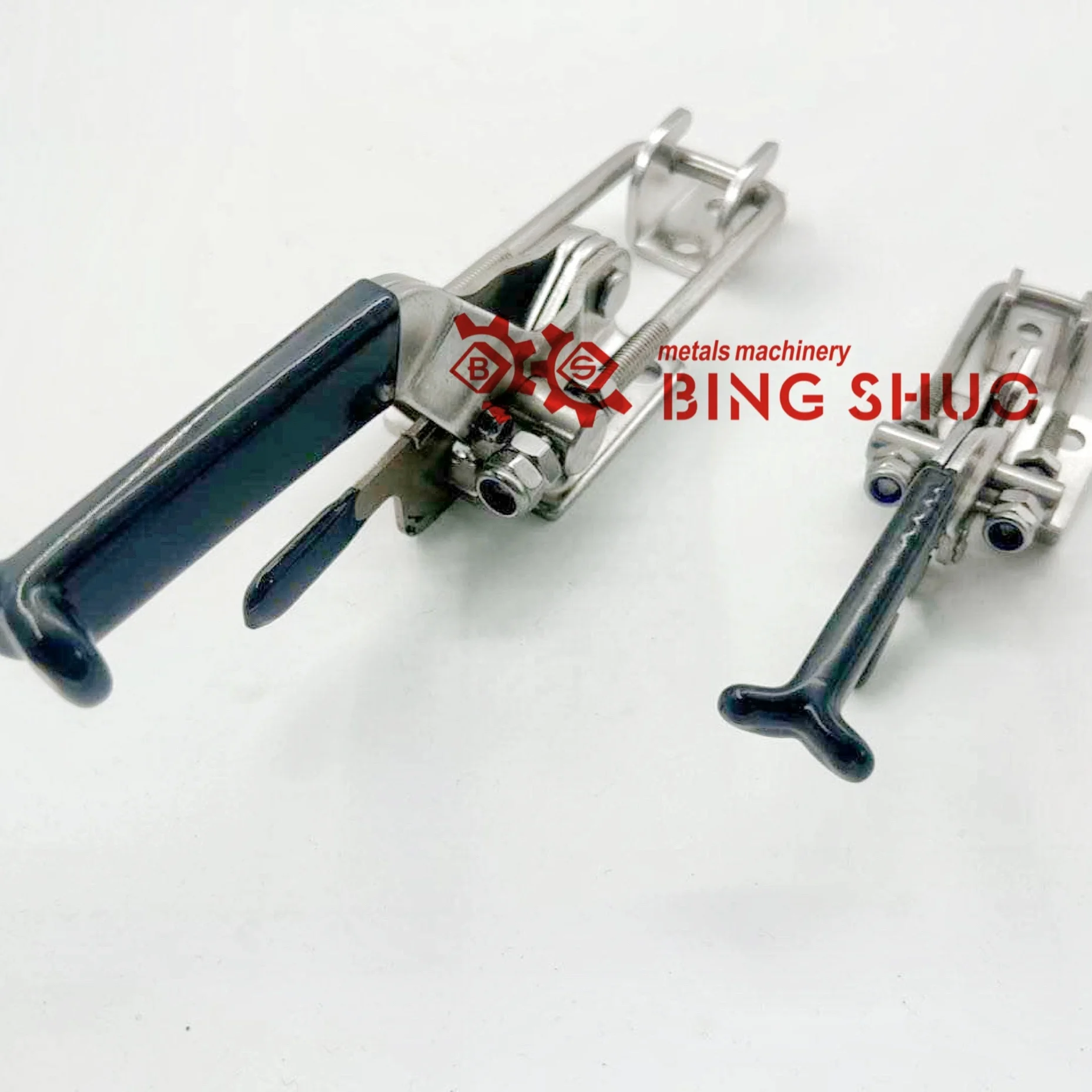 Bingshuo heavy duty self locking latch type toggle latch U-bolt toggle clamp with large clamping force