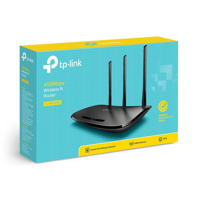  Английский пакет 450 Мбит/с 802.11n/b/g Wi-Fi4 tp-кольцо маршрутизатор 940N