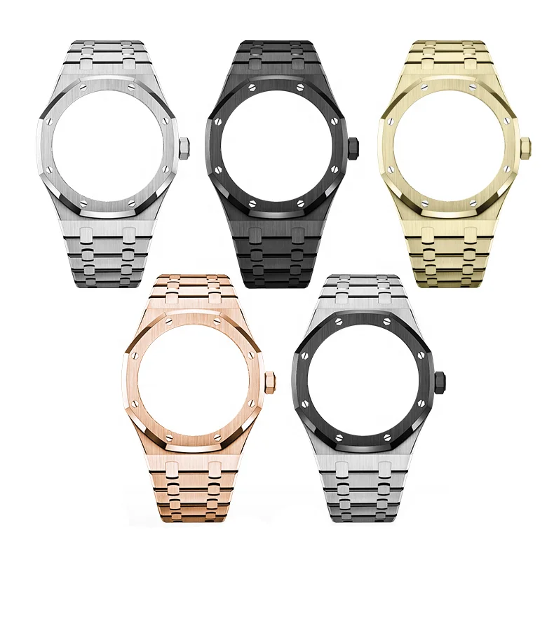 5th Generation AP Watches Modified Gshock GA2100 Metal Case Rubber Luxury 316l Stainless Steel Watch Case For Gshock  GA2100