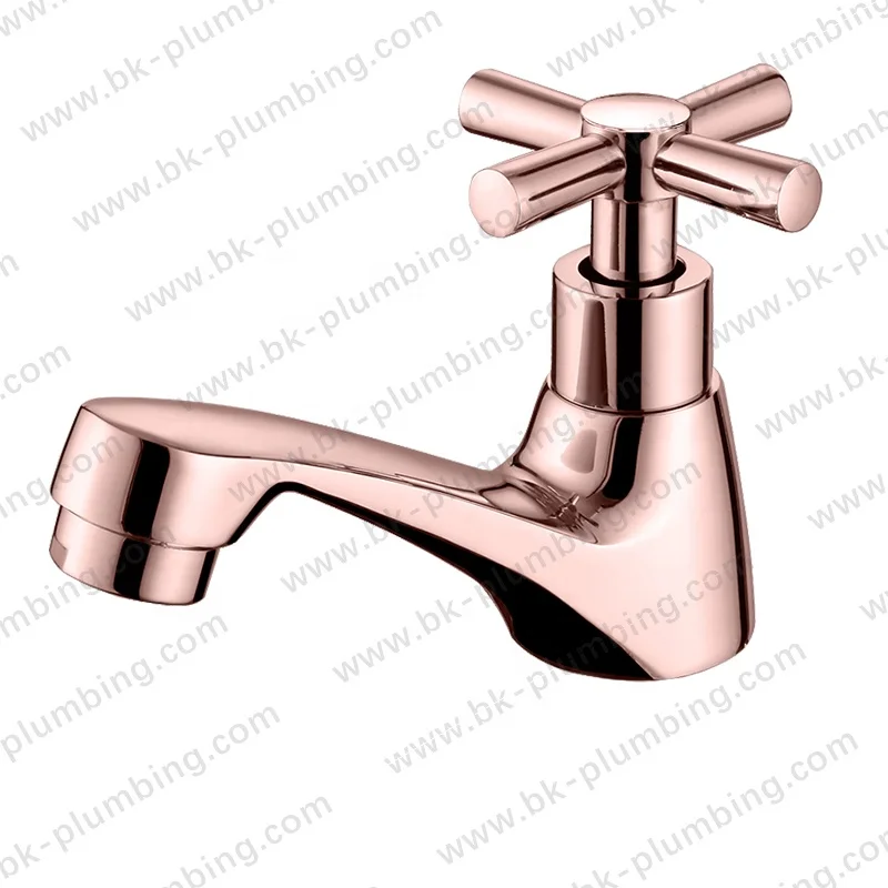 Good Price Good Quality Zinc Alloy Handle Basin Faucet Single Cold Chrome Basin Tap For Bathroom
