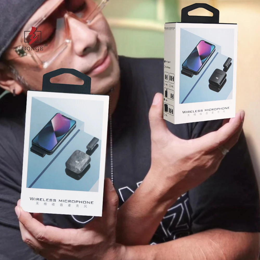 Honge Black Wholesale Custom Logo Premium Luxury Cardboard Paper Display Box Electronics Product Packaging Box Customized Hanger