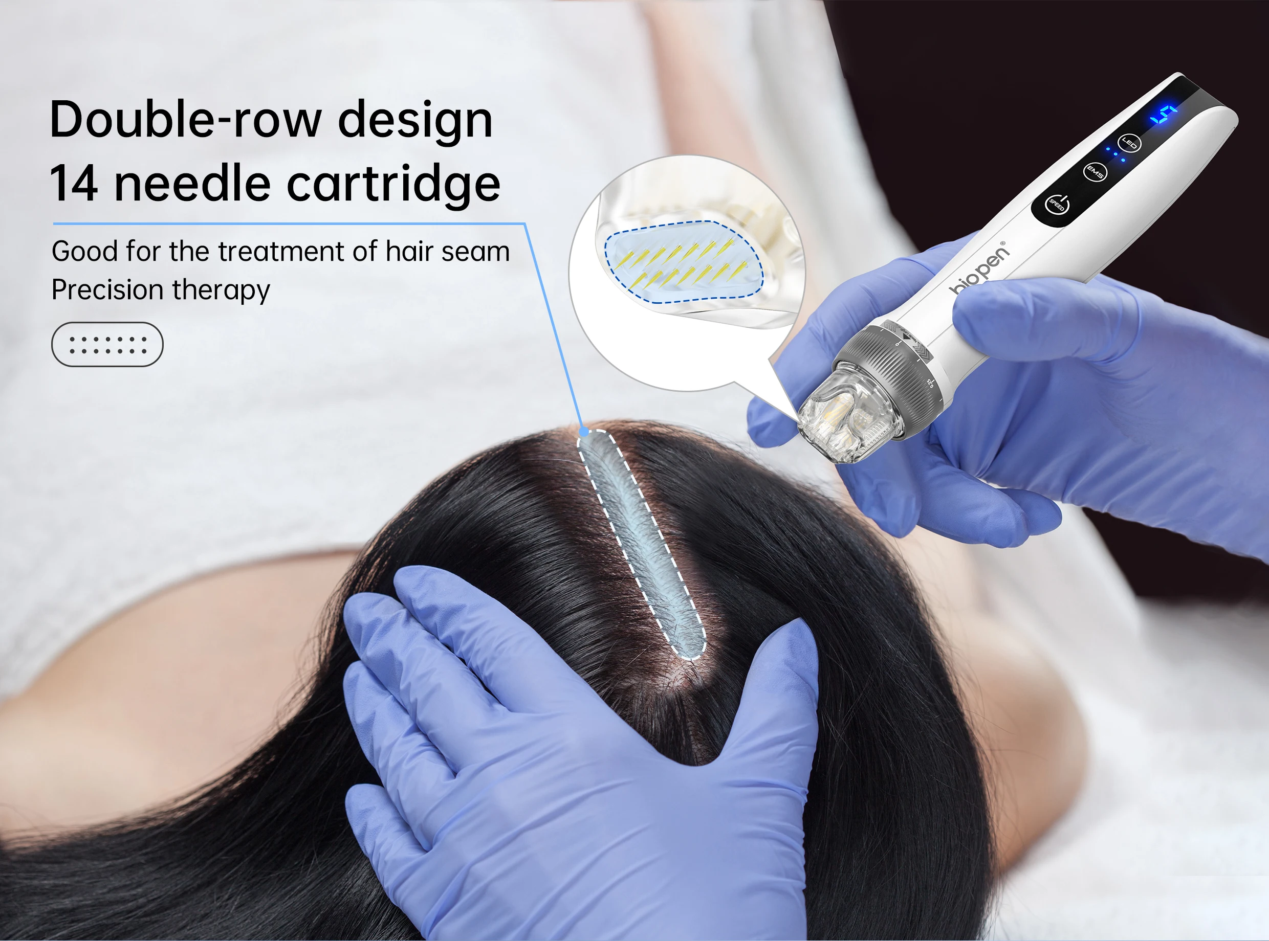 EMS Micro Current Needle Cartridge for Bio Pen Q2 Micro Needling Pen  Salon Use Derma Skin Pen for Anti Wrinkles