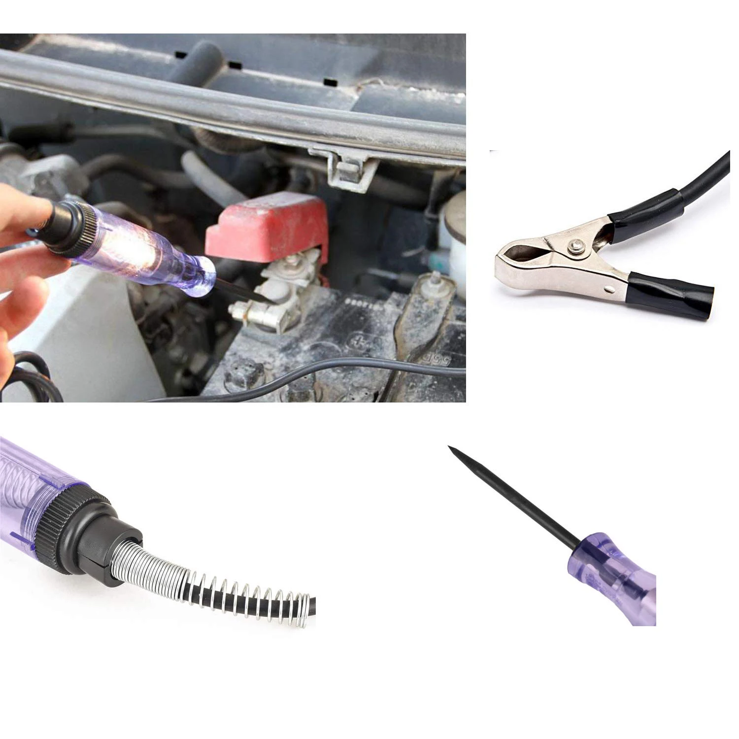 DC 6V-12V-24V Voltage Test Pen Electrical Circuit Tester Detector for Automotive/Car/Sedan/SUV/ RV/Auto/Truck
