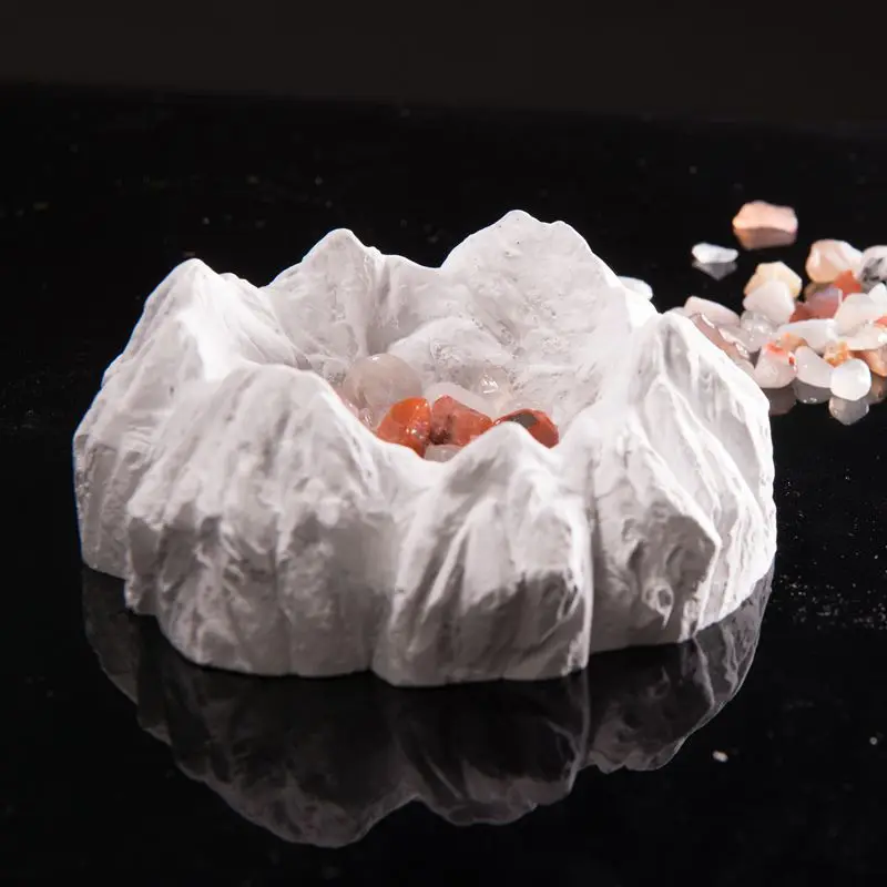 round Fragrant Stone Household Indoor Fire-Free Fragrance Essential Oil Aromatherapy Gypsum Candle Car Decoration