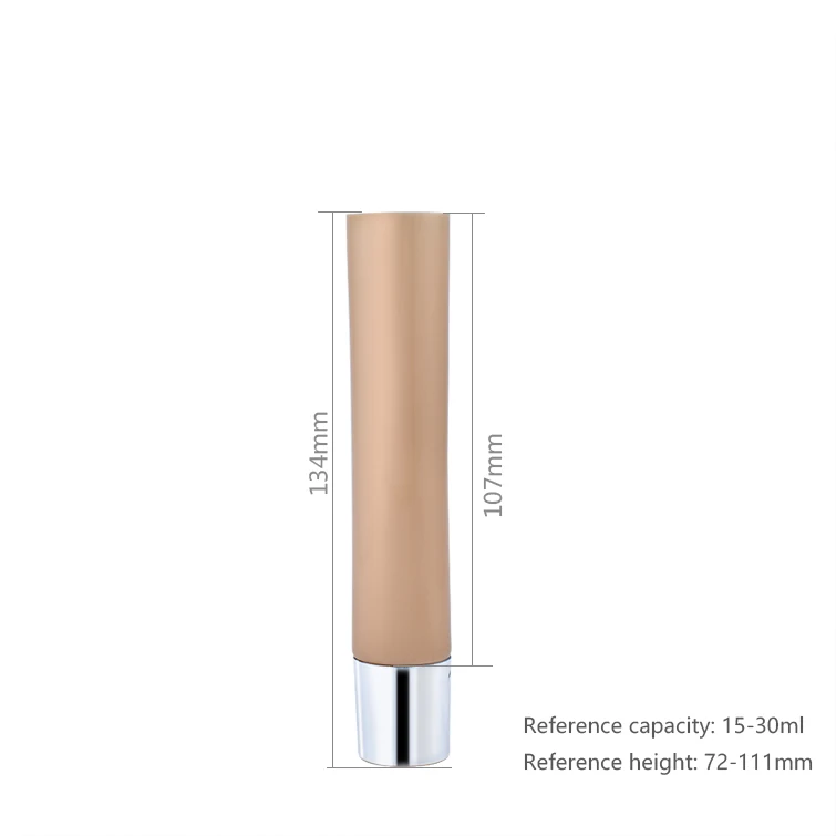 22mm Double-Layer High Flat Cap Soft Tube with 5mm Inner Plug for Sunscreens and Back Filling