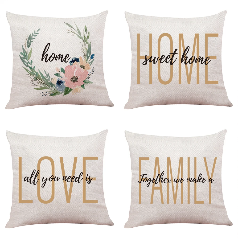 Pillow Covers Farmhouse Decorations Holiday Decor Throw Cushion Case pillowcase