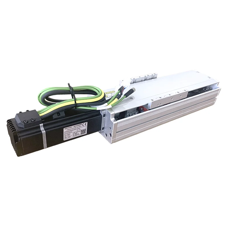 Integrated sliding table semi closed screw guide is equipped with 42 57 absolute value encoder closed-loop stepping servo motor