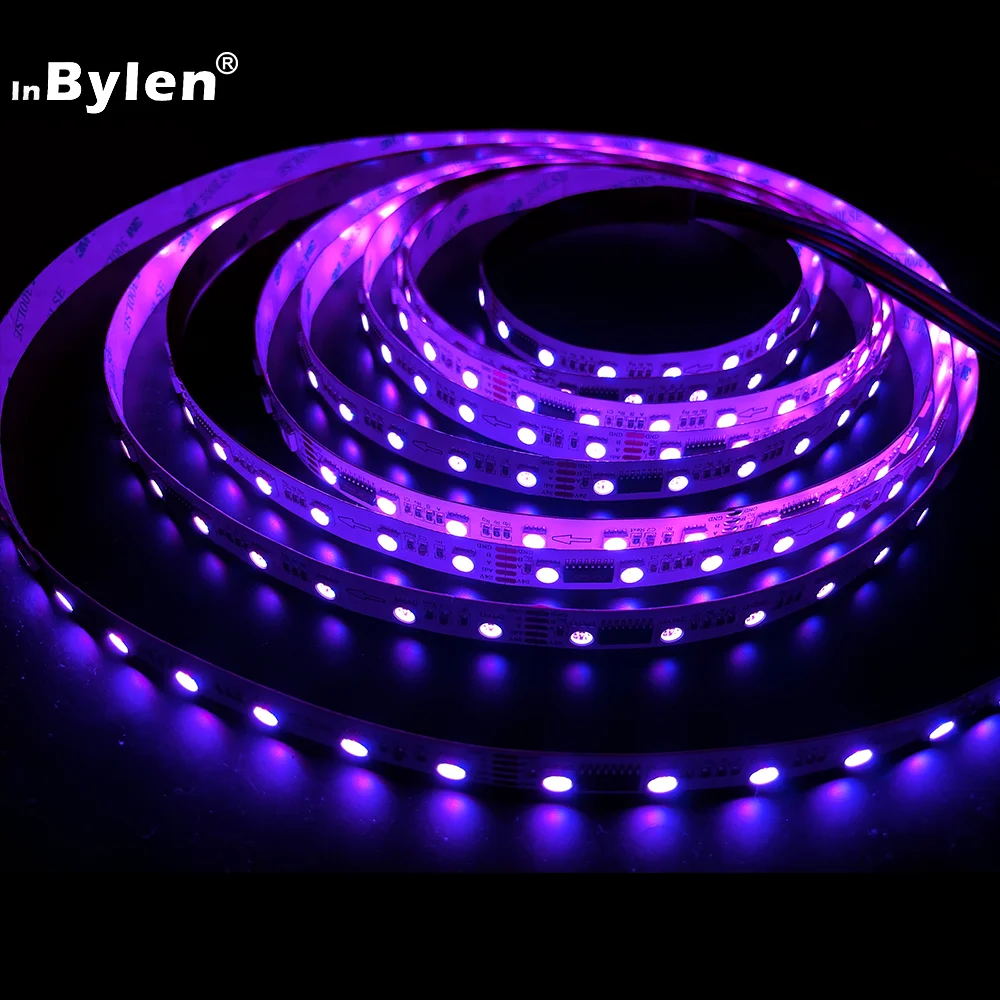 Manufacturer DMX RGB DC24V 14.4W 60LEDs 10Piexls RGB DMX Strip light UCS512C4 IP20 Three Years Warranty LED strip Light
