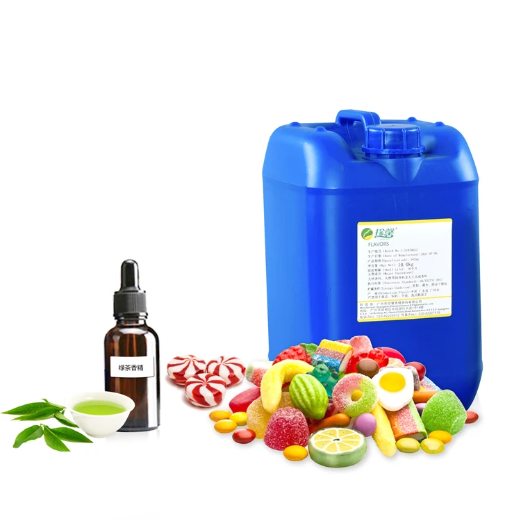 Масло со вкусом зеленого чая ISO Халяль для газированных крекеров Dolci пудинг конфетница приготовление пончиков