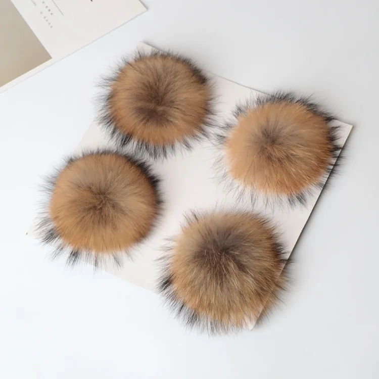 Hot real raccoon fur balls of various sizes and natural colors Fur ball  raccoon fur ball key chain Accessories  Fashion