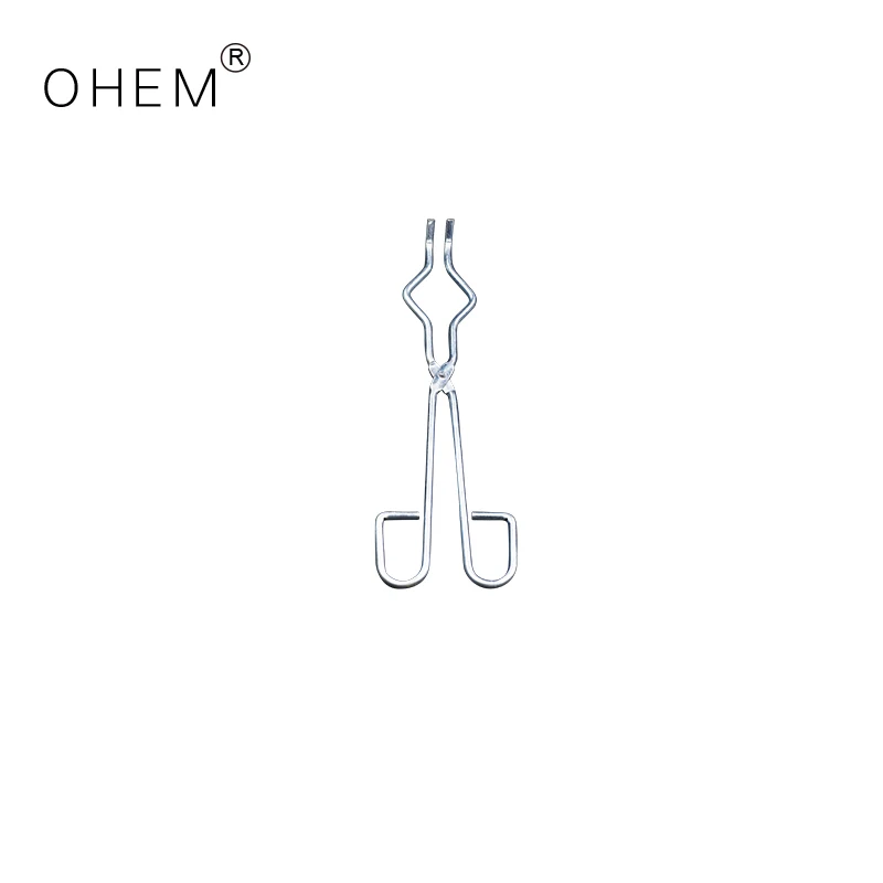 Lab Chemical Use Professional Holder Crucible Tong 10 Inch Stainless Steel High temperature resistance Crucible Tongs