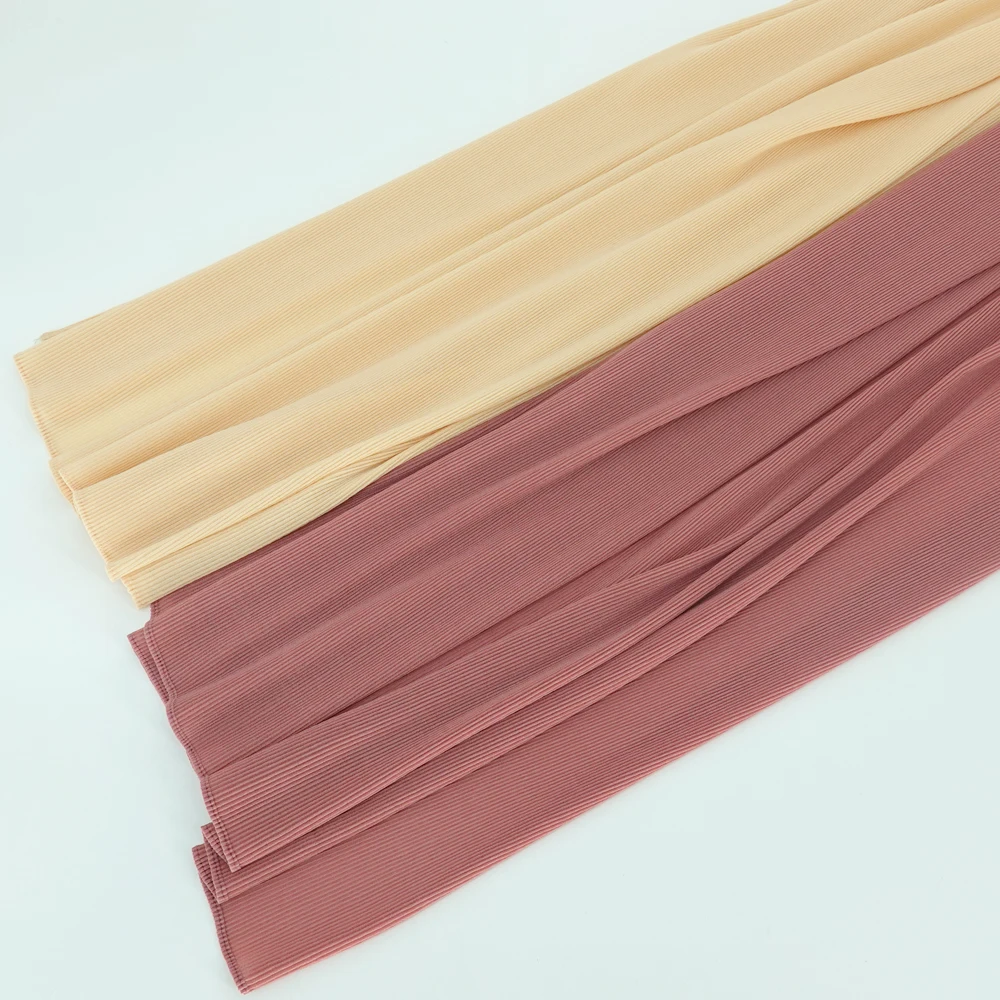 
New design crinkle Chiffon shawl for Muslim women Head scarf Premium quality Chiffon mini pleated Hijab for Malaysia 