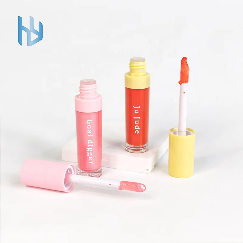 112 colors big brush Long Lasting lip gloss lip matte custom logo Cruelty Free Shimmer Lip Gloss