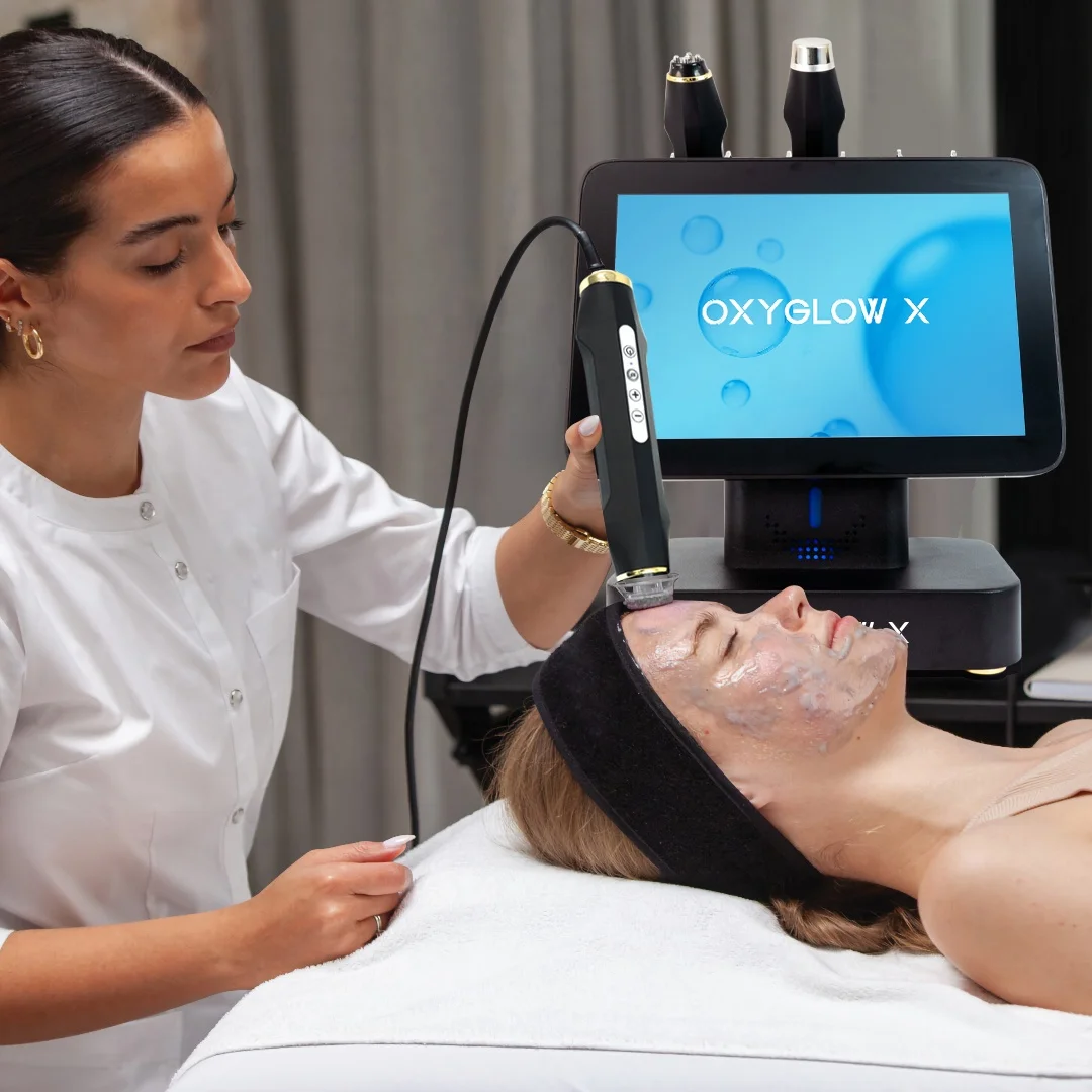 SY-HY07X 2024 3 in 1 super facial OXYPLOW X glo2facial machine skin tightening for EXFOLIATION and Massage