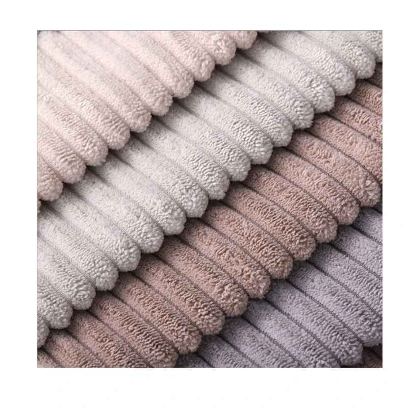 Polyester 2.5wale different kinds of corduroy fabric for  jacket and sofa