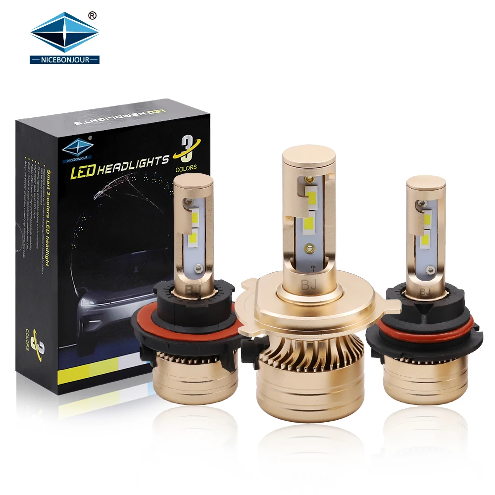Universal 12V 26W 7000 Lumen Led Car Light Auto H1 H3 H4 H7 H11 9005 9006 Led Headlight Bulb