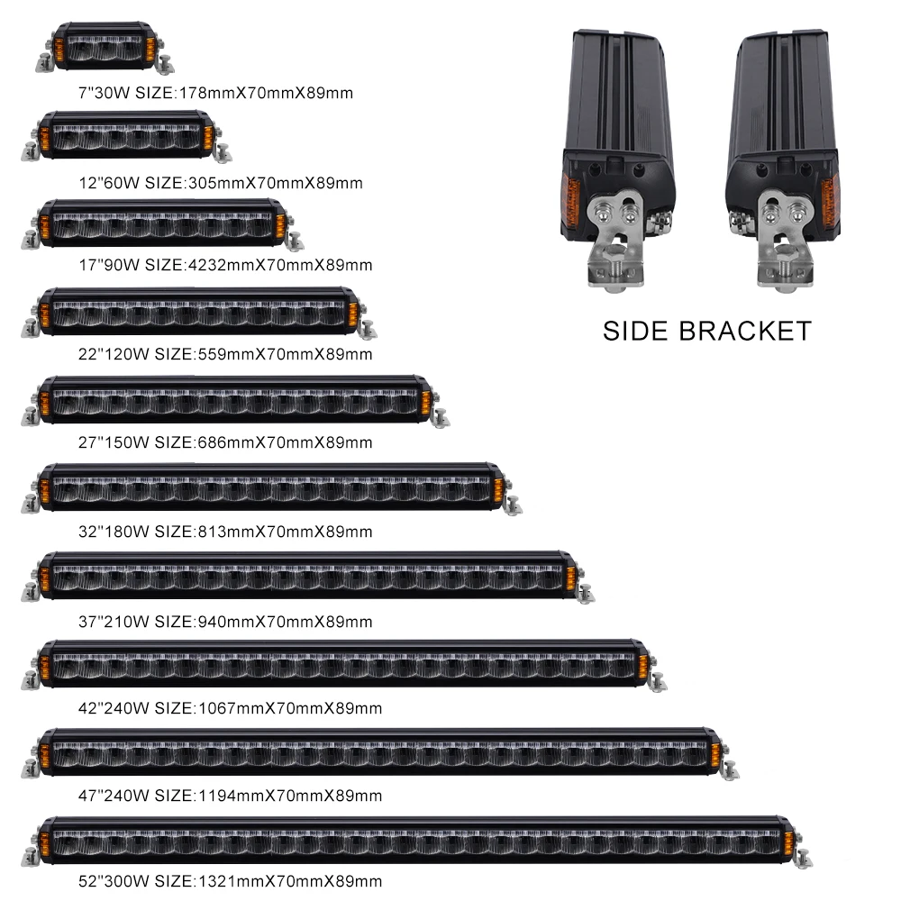 Цена по прейскуранту завода-изготовителя прямой светодиодный свет бар 50 дюймов 21 '31 '41' точечного комбинированного Barra светодиодные фары для джипа свет панель головного света для квадроциклов ATV внедорожник 4x4 грузовик