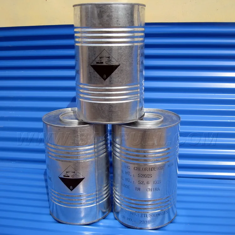 long time supplying high quality ZnCl2 (98~93%)