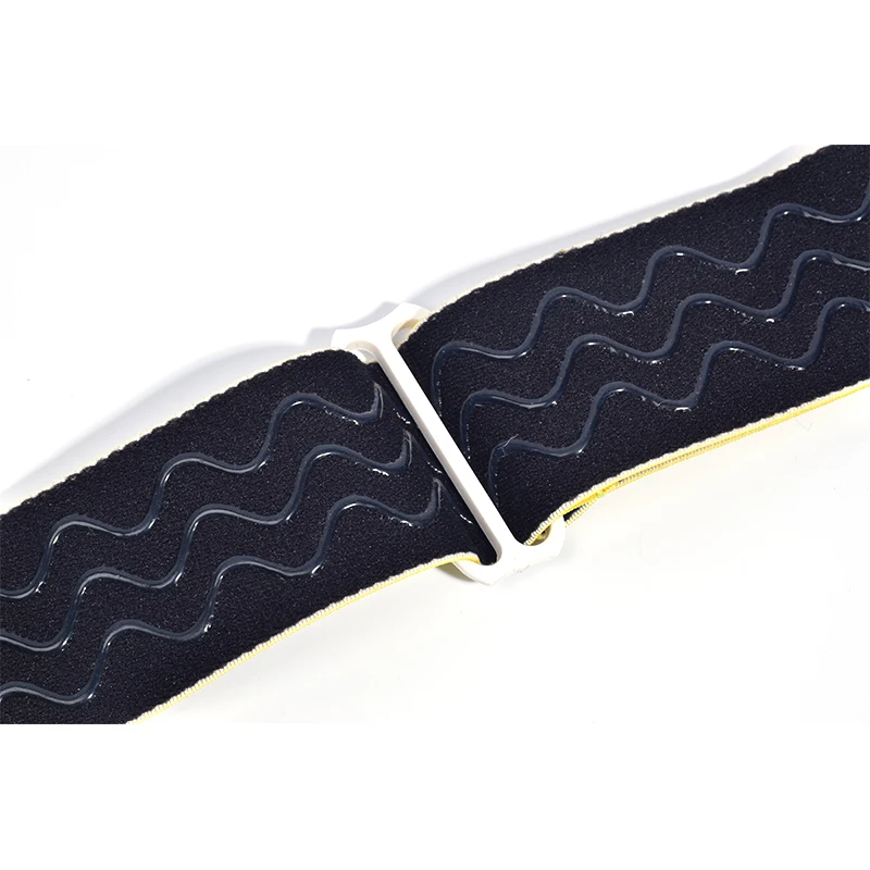 Good Quality Custom LOGO Adjustable Strong Elastic Strap Jacquard 100% Natual Elastic Ski Goggle Strap Polyester Webbing