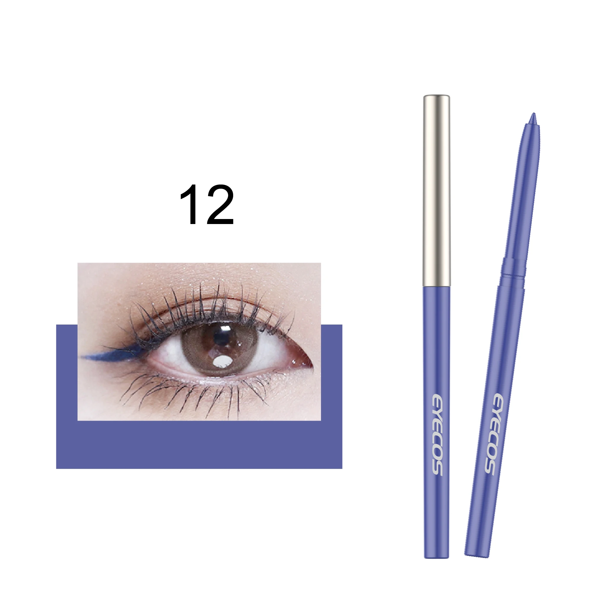 Multichrome New Wholesale Long Lasting Prtivate Label Smooth Matte Waterproof Custom Lashglue Glue Pen Eyeliner