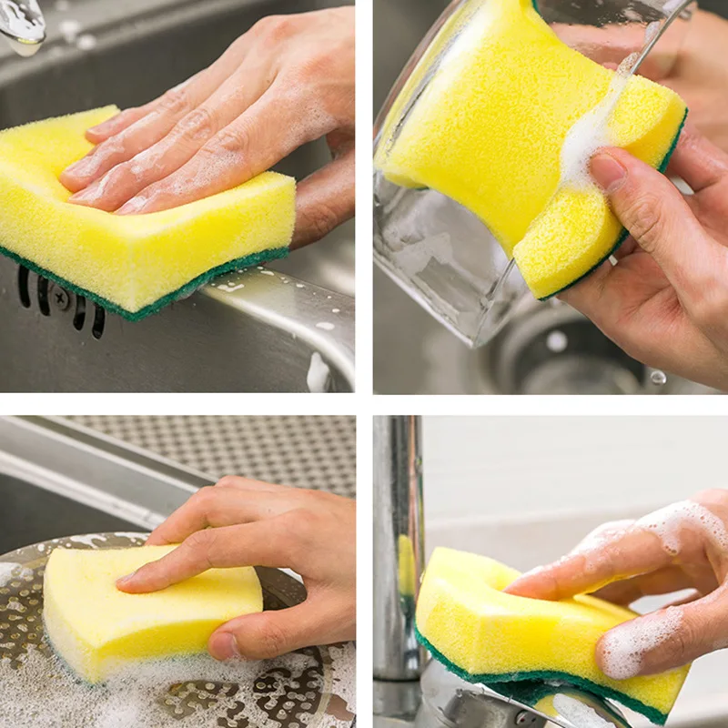 Sponge Powerful Kitchen Clean Scrub Sponges cleaning sponges