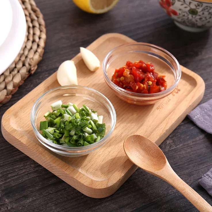 High borosilicate heat resistant glass salad bowl with lid