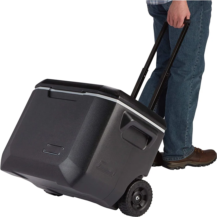 Cooler 50 Quart Xtreme 5 Day with Wheels Wheeled Hard Plastic Cooler Keeps Ice Up to 5 Days camping coolers