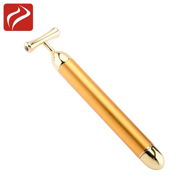 New product ideas 2018 beauty and personal care germanium rolling facial massager 24k gold beauty bar