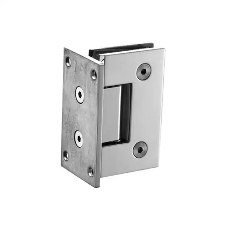 YS-09 Factory Direct Supply Alloy To Bathroom 90 Degree Glass Door Clamp Shower Cabin Double Sided Hinge