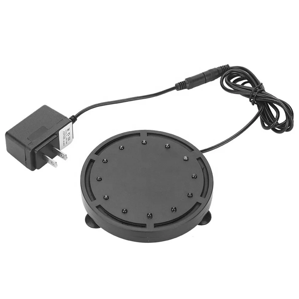 Quanlong multicolor round led aquarium lamp submersible wrgb fish tank bubble light led with air stone