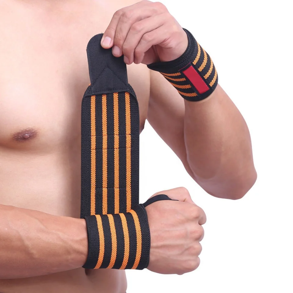 Professional Fitness Equipment Thumb Loop Wrist Wraps Weightlifting