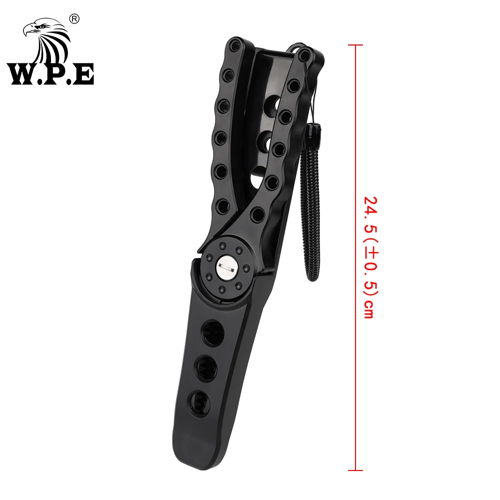 W.P.E New Black and GreenPE material portable multi-function buckle serrated strong fishing tool clip fish pliers