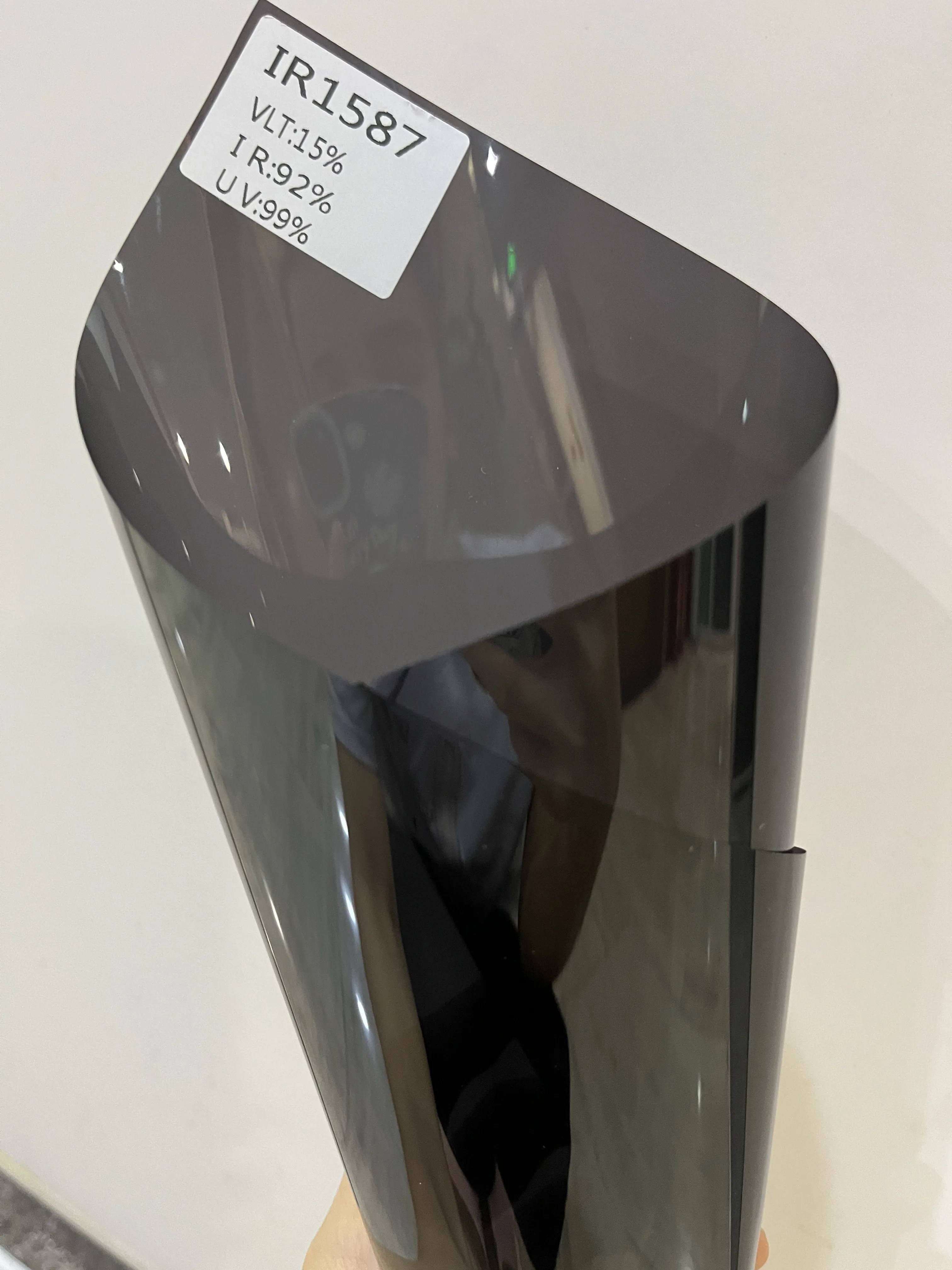 LIDA IR1587 Vlt 15% Irr 92% Automotive Automobile Tesr 71.53%-92.12% Dyed Nano Ceramic Film Solar Car Tint Window Film